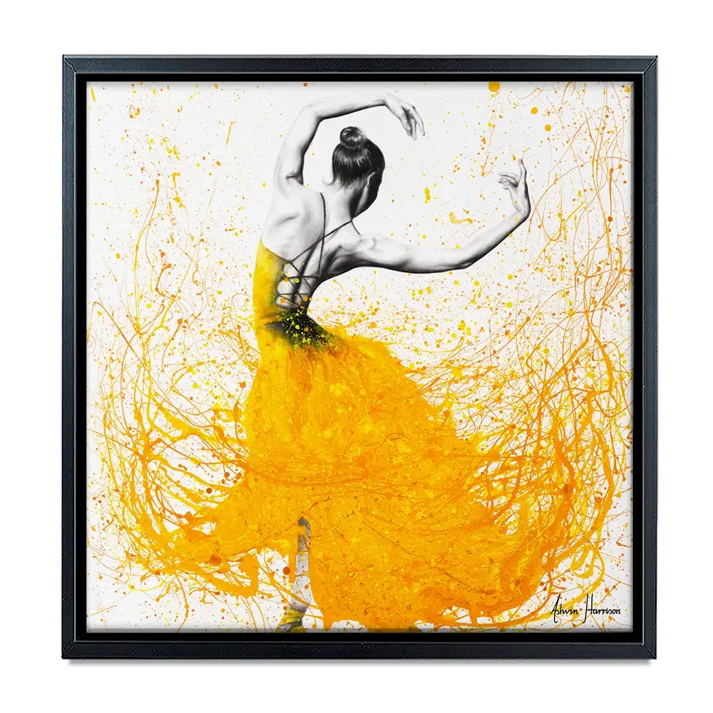 Daisy Dance Square Canvas Print Daisy Dance Square Canvas Print wall art product Ashvin Harrison