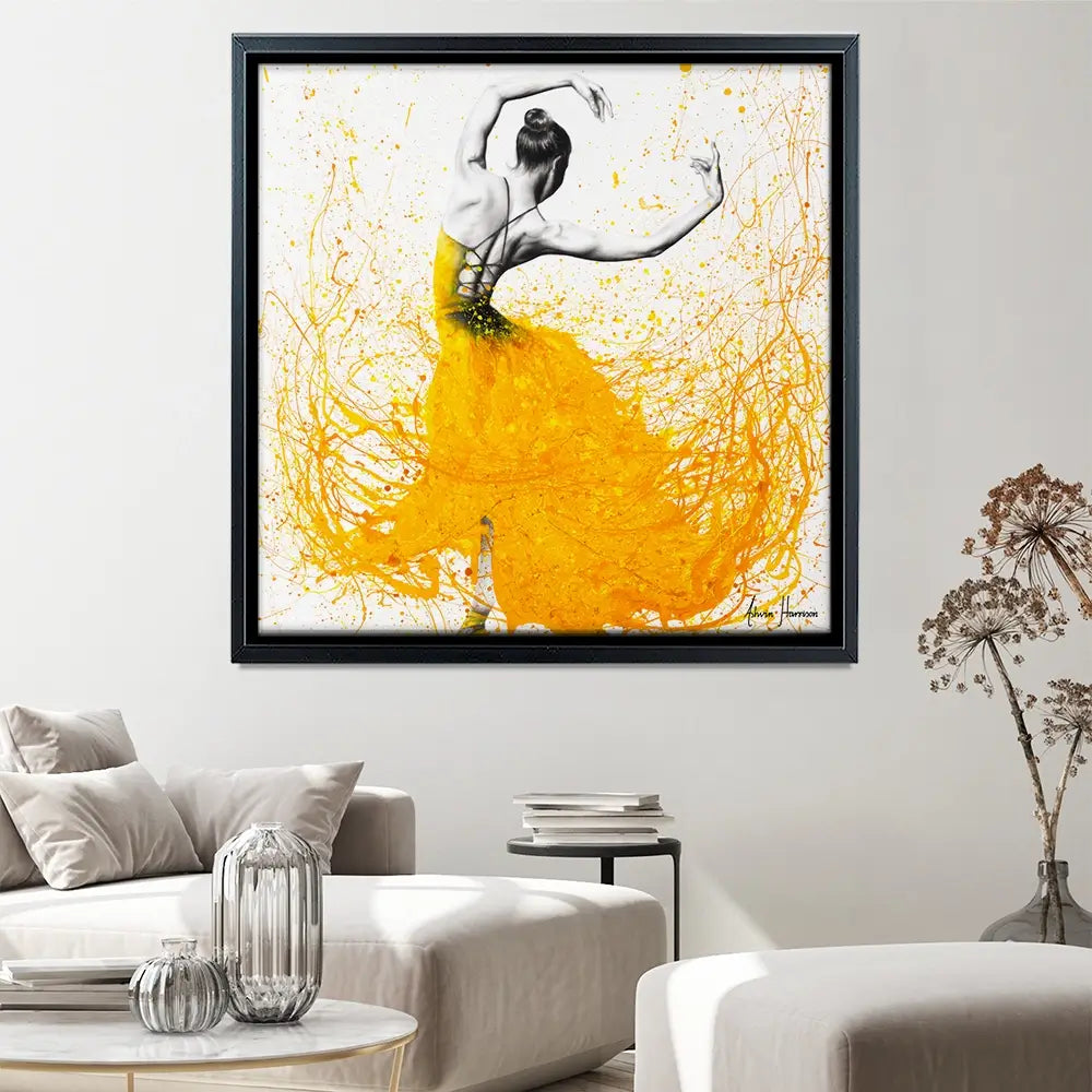 Daisy Dance Square Canvas Print Daisy Dance Square Canvas Print wall art product Ashvin Harrison