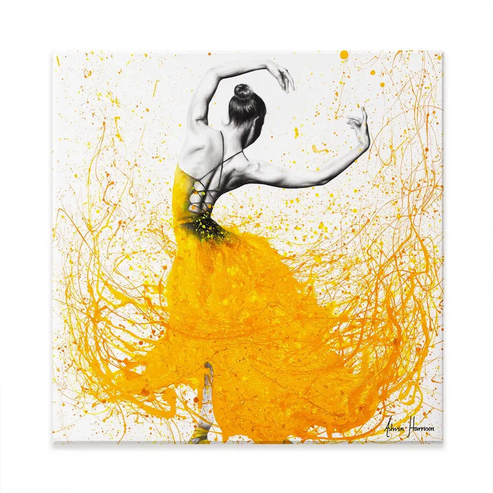 Daisy Dance Square Canvas Print Daisy Dance Square Canvas Print wall art product Ashvin Harrison