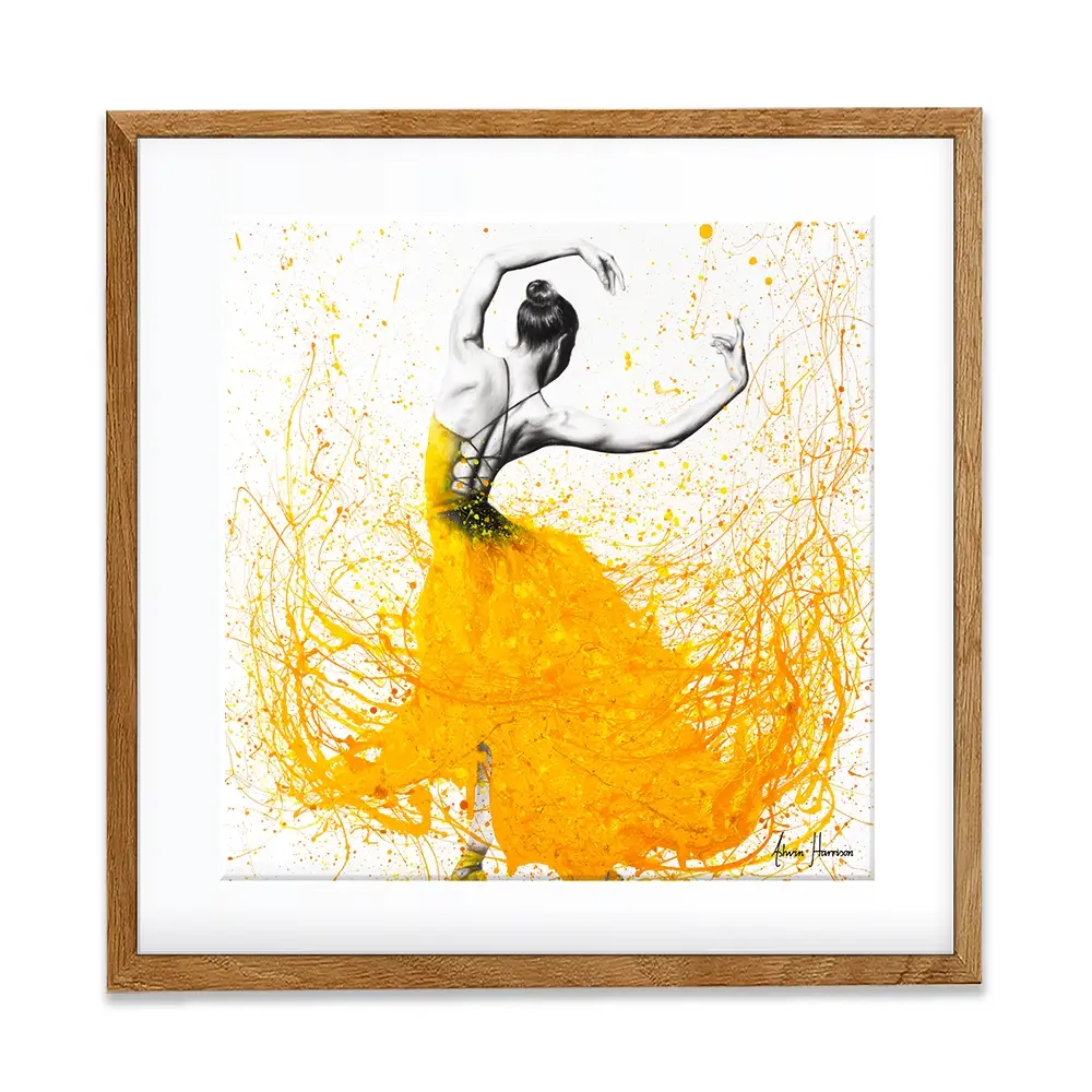 Daisy Dance Square Framed Art Print Daisy Dance Square Framed Art Print wall art product Ashvin Harrison