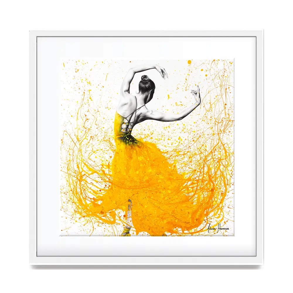 Daisy Dance Square Framed Art Print Daisy Dance Square Framed Art Print wall art product Ashvin Harrison