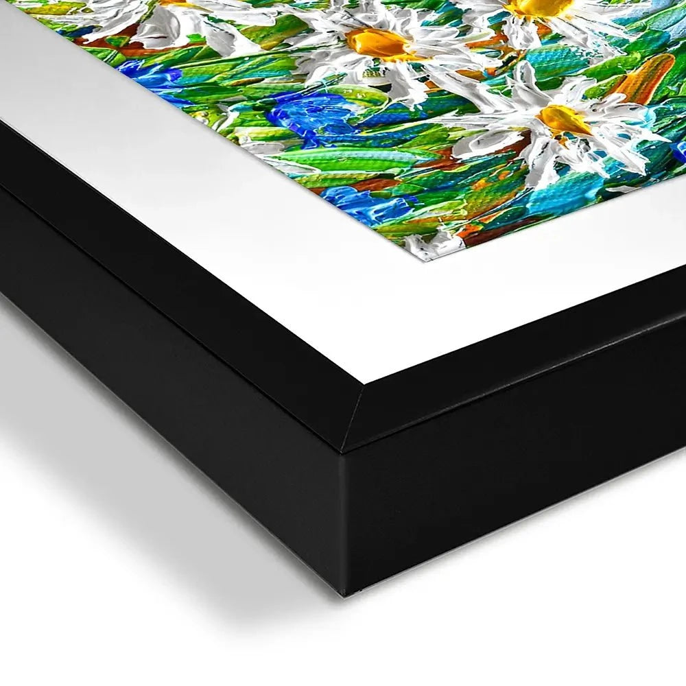 Daisy Framed Art Print Daisy Framed Art Print wall art product Olga Tkachyk