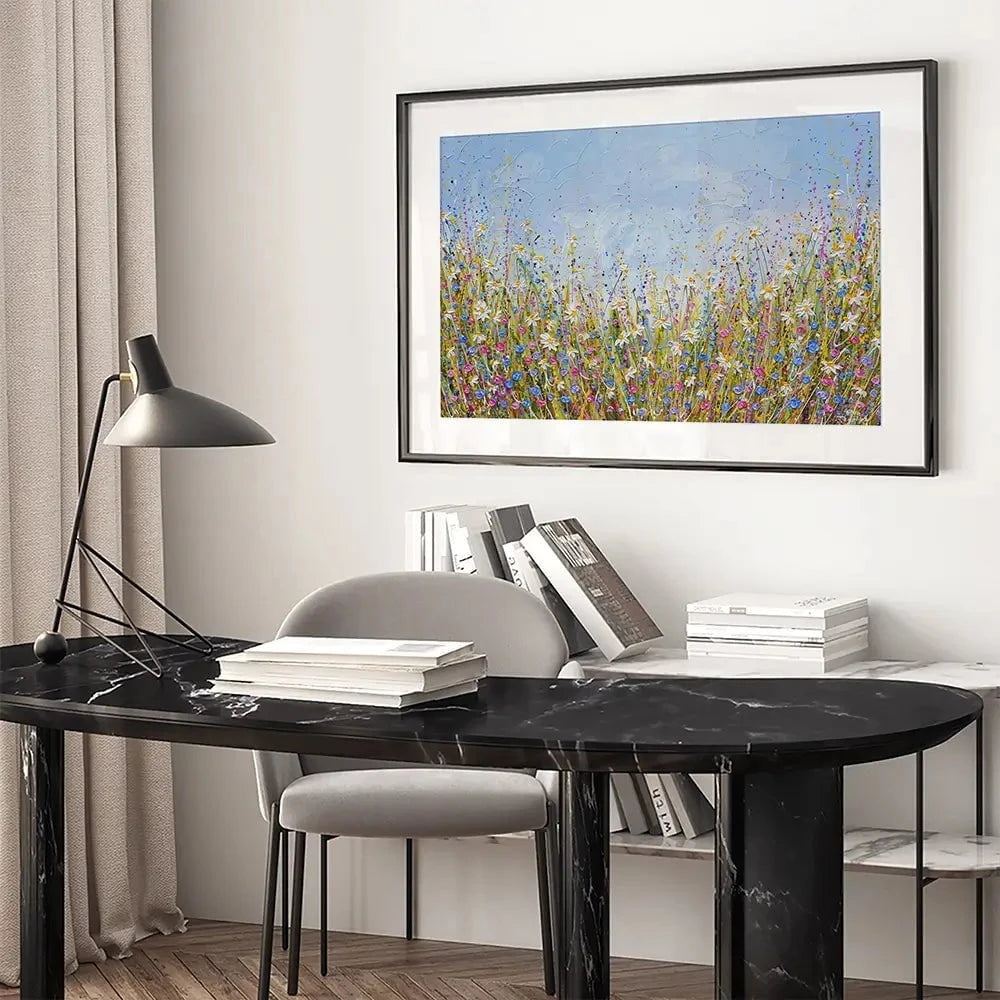 Daisy Joy Framed Art Print Daisy Joy Framed Art Print wall art product Olga Tkachyk