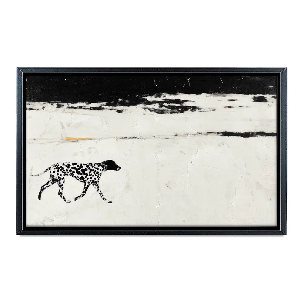 Dalmation On The Shore Canvas Print Dalmation On The Shore Canvas Print wall art product Chromatic Storm Studio