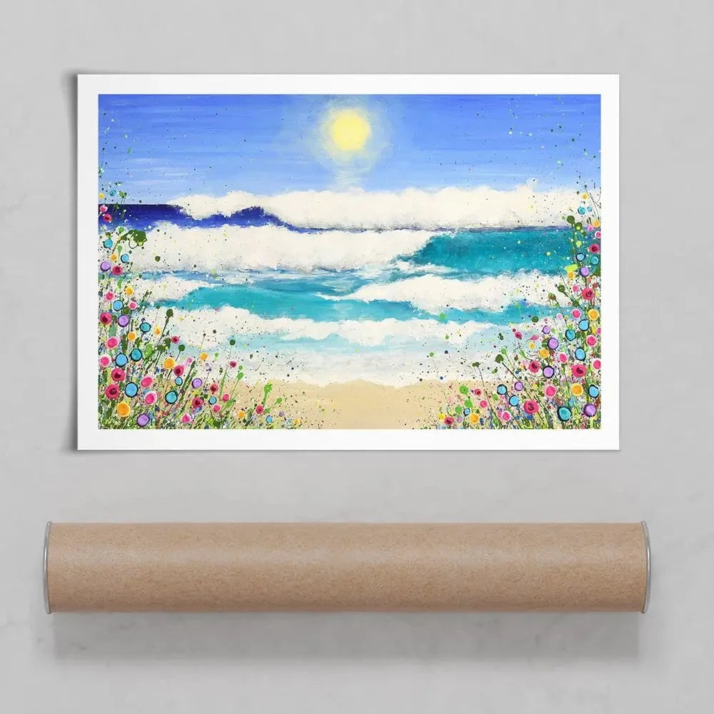 Dance In The Waves Art Print Dance In The Waves Art Print wall art product Jo Gough