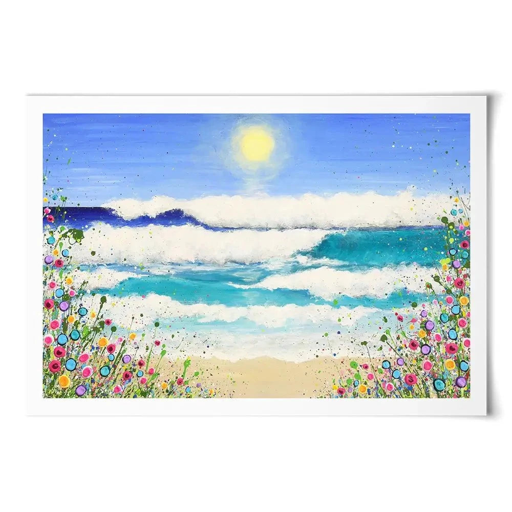 Dance In The Waves Art Print Dance In The Waves Art Print wall art product Jo Gough