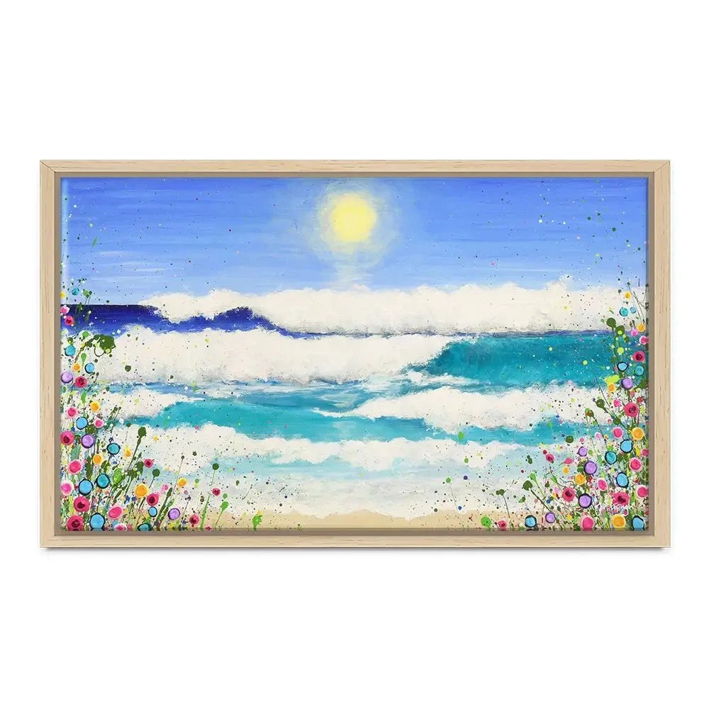 Dance In The Waves Canvas Print Dance In The Waves Canvas Print wall art product Jo Gough