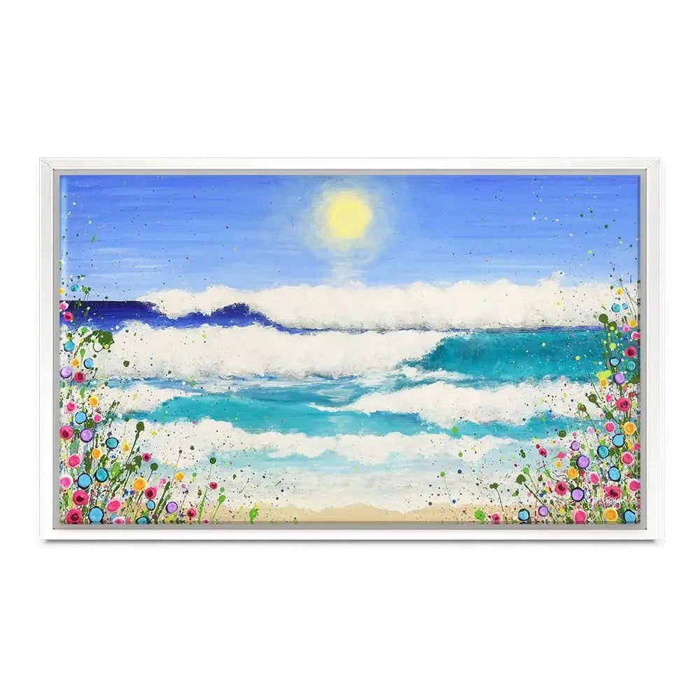 Dance In The Waves Canvas Print Dance In The Waves Canvas Print wall art product Jo Gough