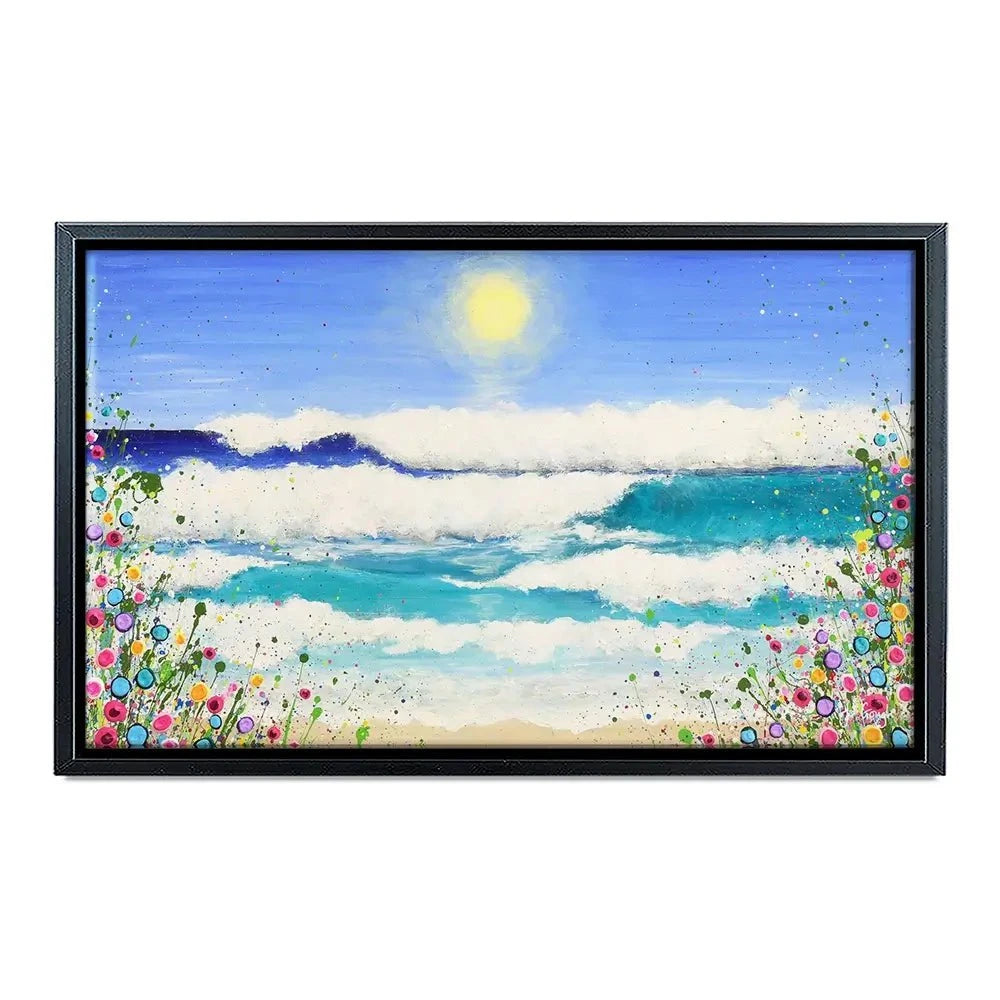 Dance In The Waves Canvas Print Dance In The Waves Canvas Print wall art product Jo Gough