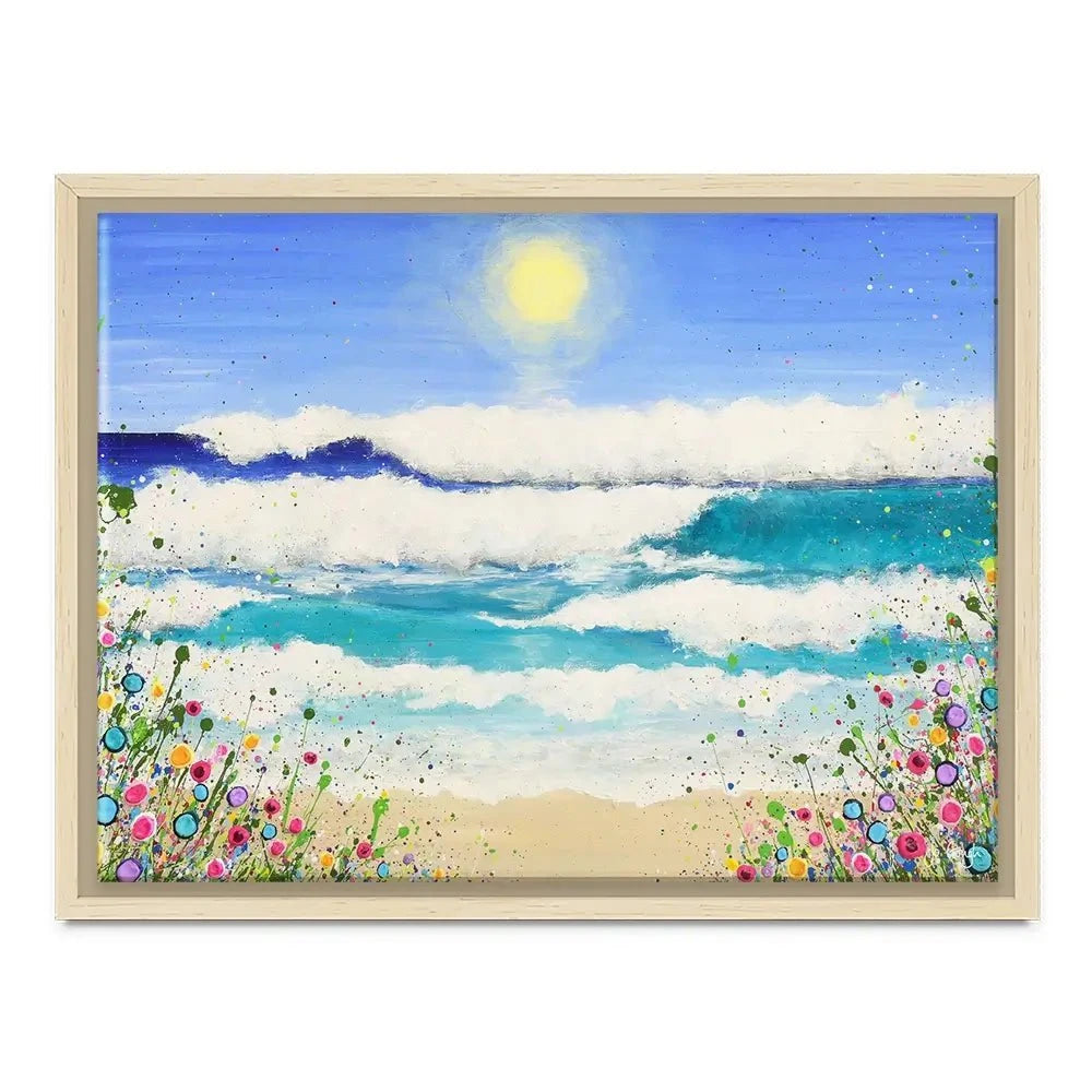 Dance In The Waves Canvas Print Dance In The Waves Canvas Print wall art product Jo Gough