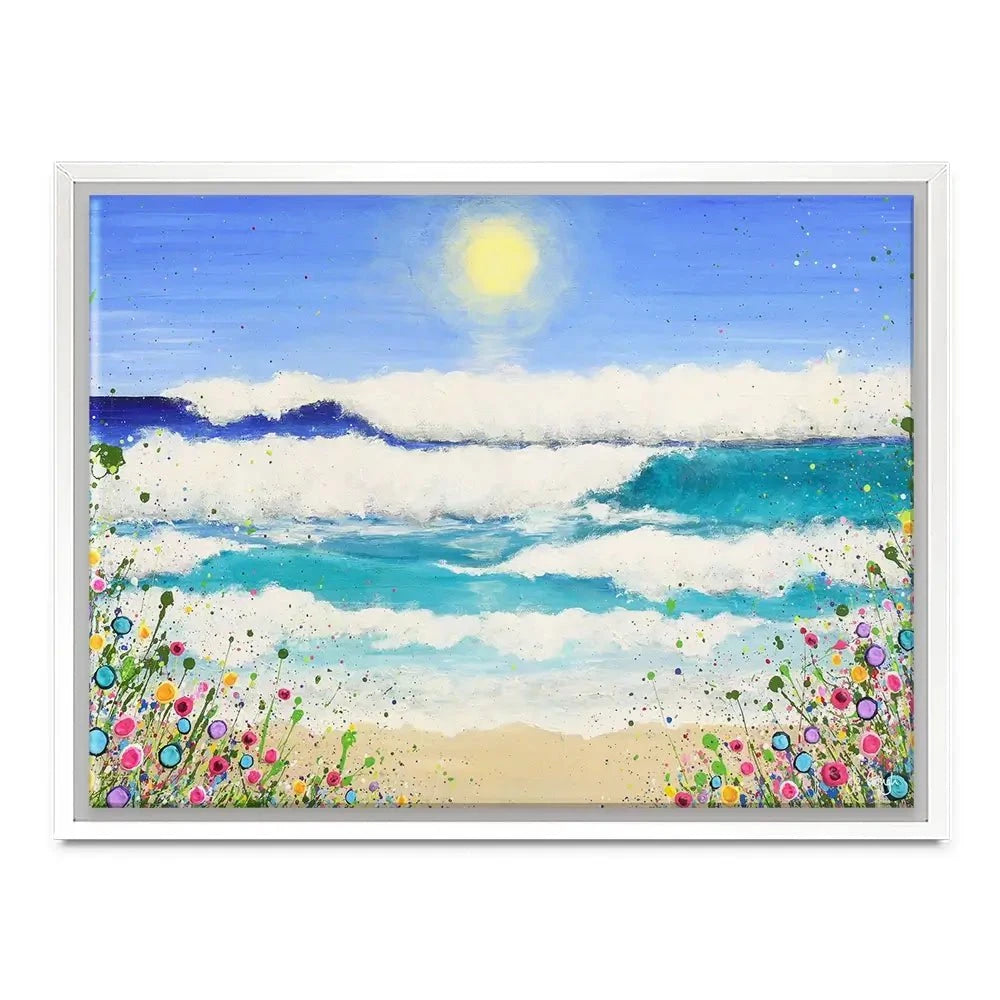 Dance In The Waves Canvas Print Dance In The Waves Canvas Print wall art product Jo Gough