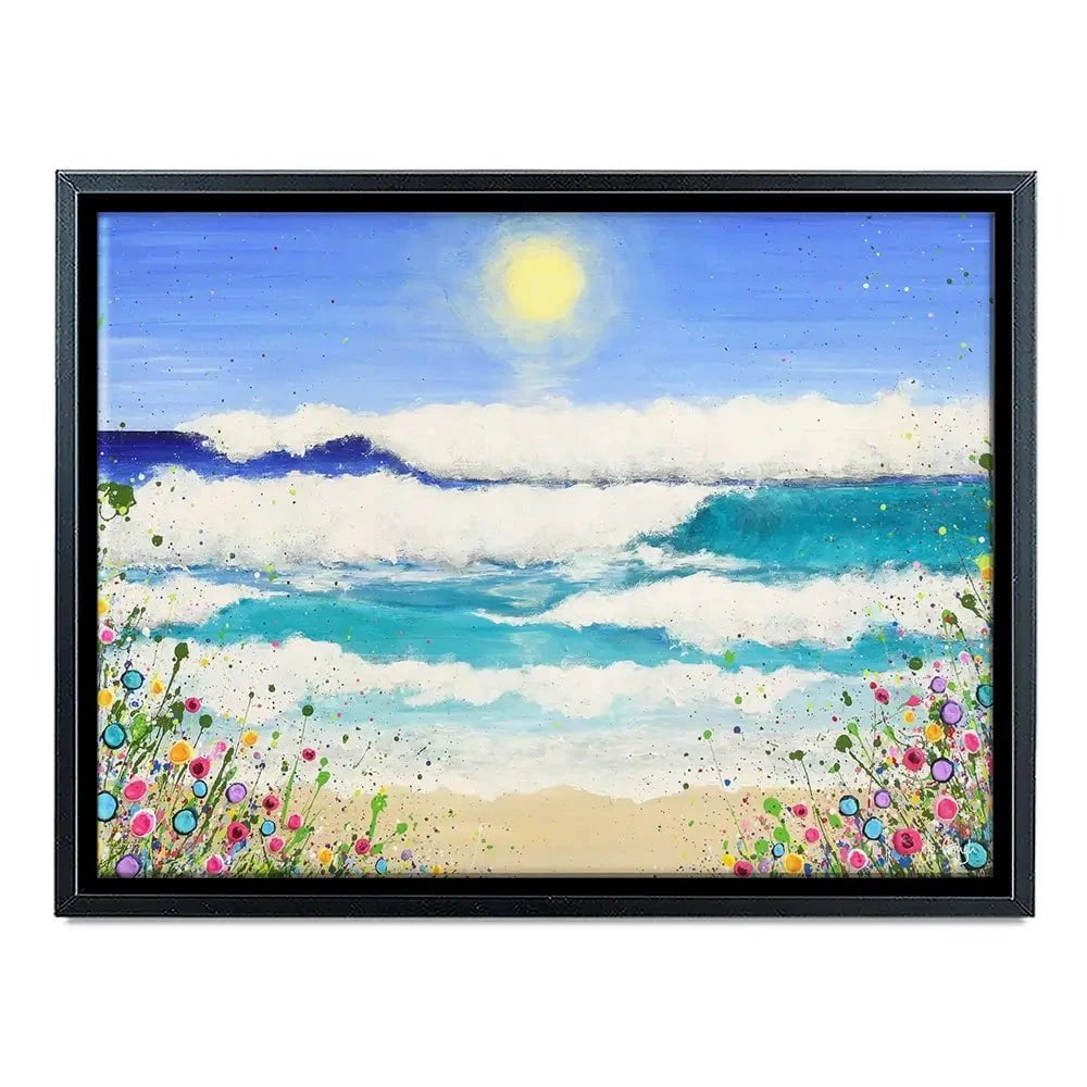 Dance In The Waves Canvas Print Dance In The Waves Canvas Print wall art product Jo Gough