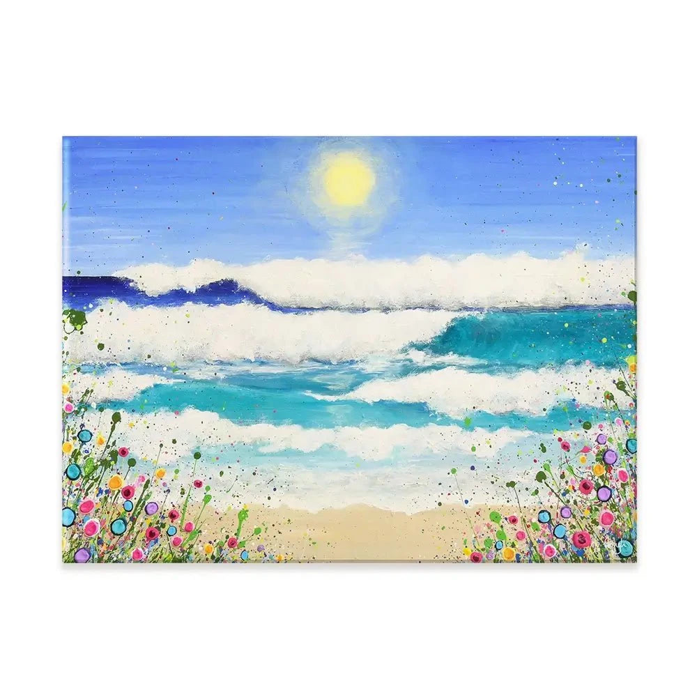 Dance In The Waves Canvas Print Dance In The Waves Canvas Print wall art product Jo Gough
