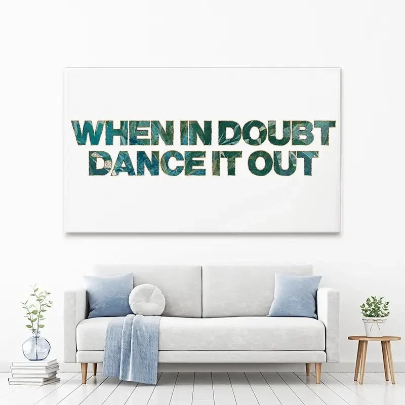 Dance It Out Canvas Print Dance It Out Canvas Print wall art product Sarah Manovski