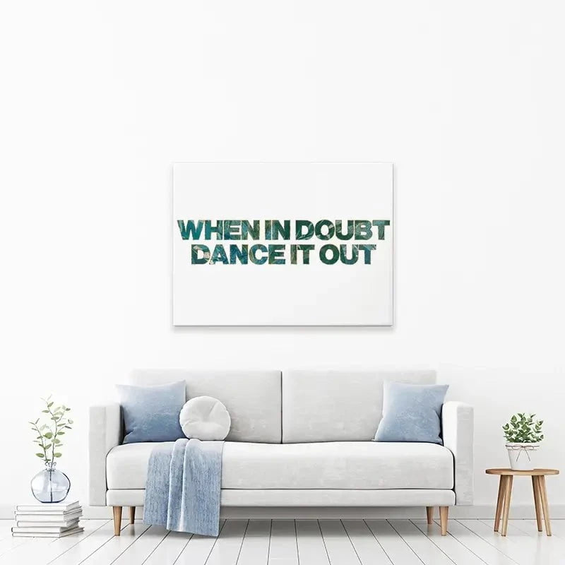 Dance It Out Canvas Print Dance It Out Canvas Print wall art product Sarah Manovski