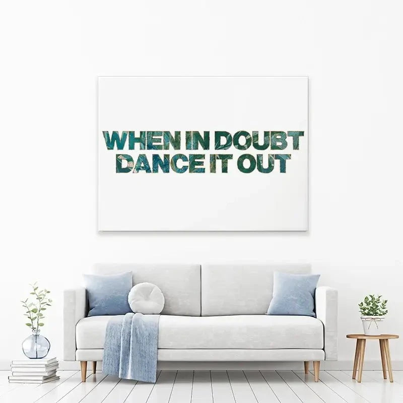 Dance It Out Canvas Print Dance It Out Canvas Print wall art product Sarah Manovski