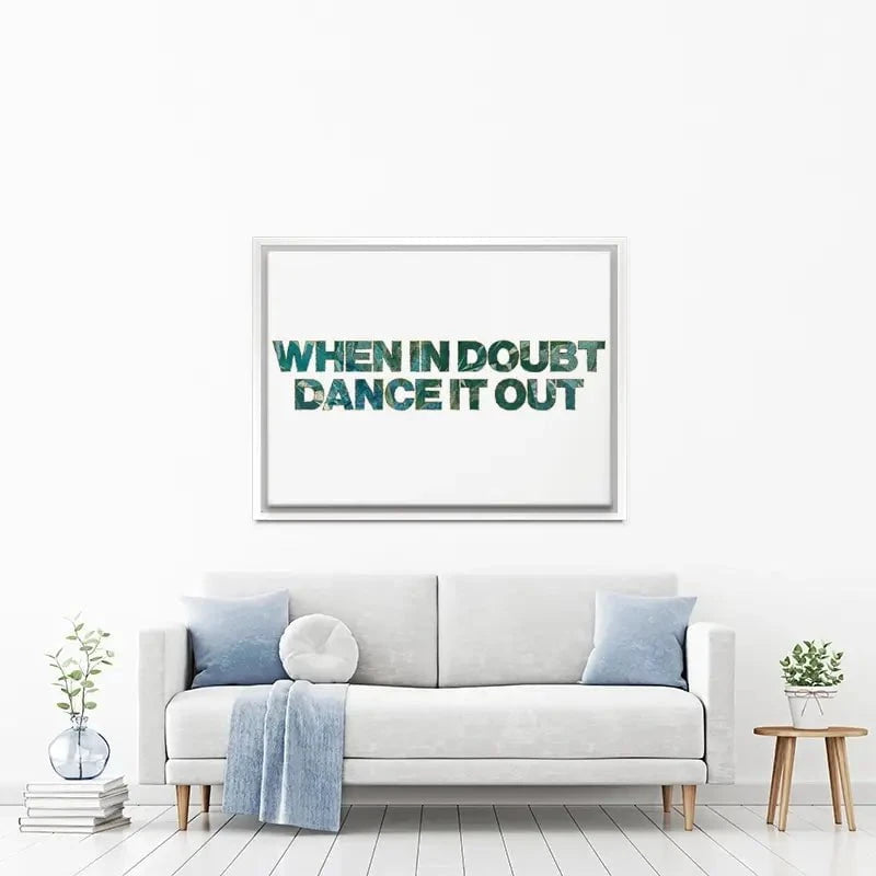Dance It Out Canvas Print Dance It Out Canvas Print wall art product Sarah Manovski