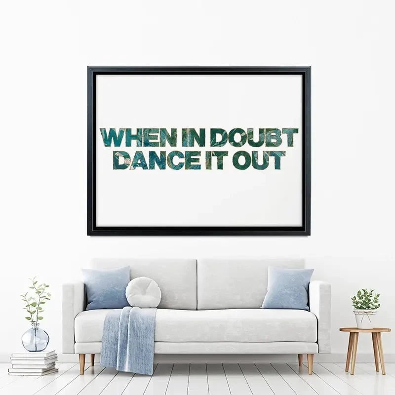 Dance It Out Canvas Print Dance It Out Canvas Print wall art product Sarah Manovski