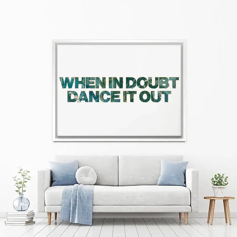 Dance It Out Canvas Print Dance It Out Canvas Print wall art product Sarah Manovski