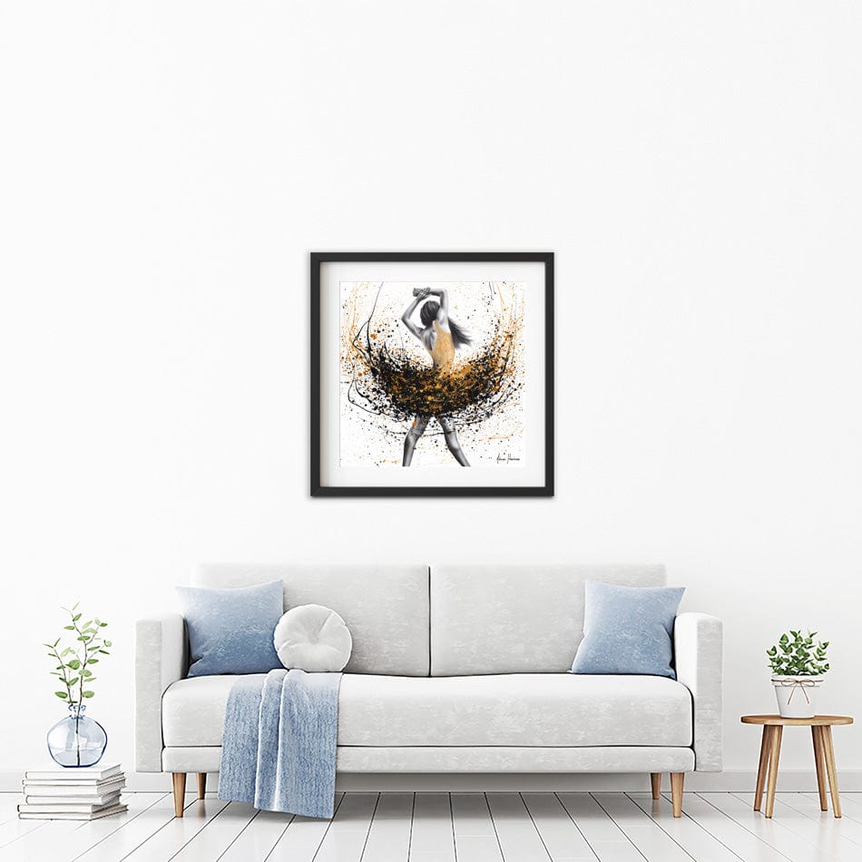Dance Of Destiny Square Framed Art Print wall art product Ashvin Harrison