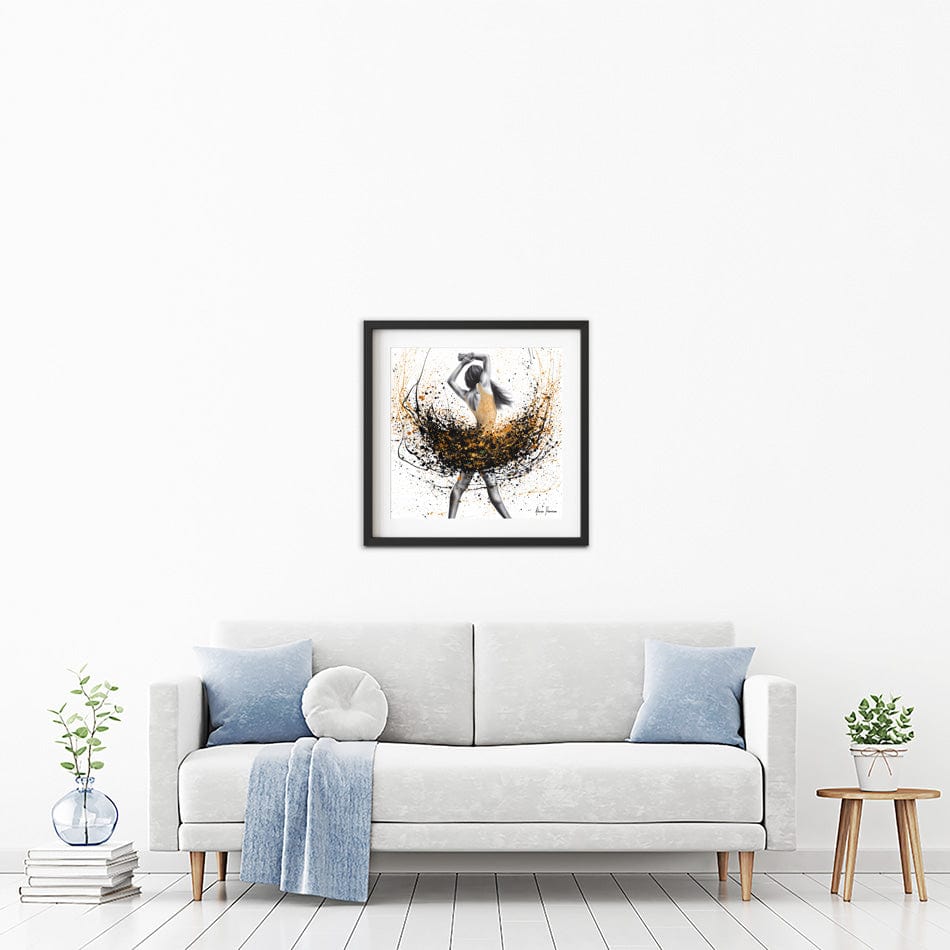 Dance Of Destiny Square Framed Art Print wall art product Ashvin Harrison