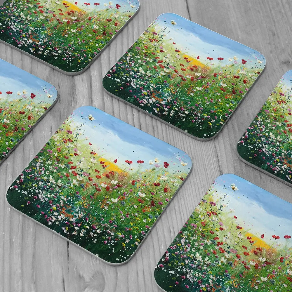 Dance With Me Coaster Set Dance With Me Coaster Set wall art product Laure Bury