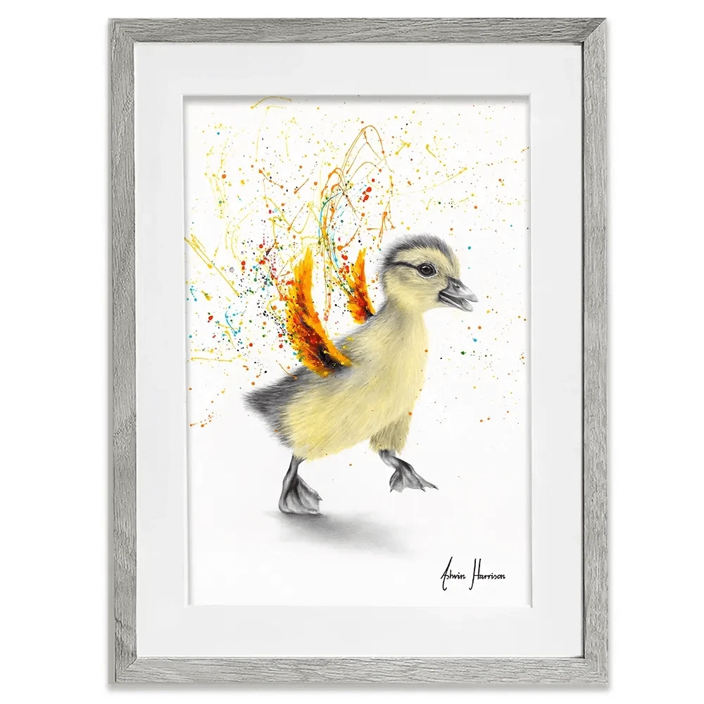 Dancing Duckling Framed Art Print Dancing Duckling Framed Art Print wall art product Ashvin Harrison