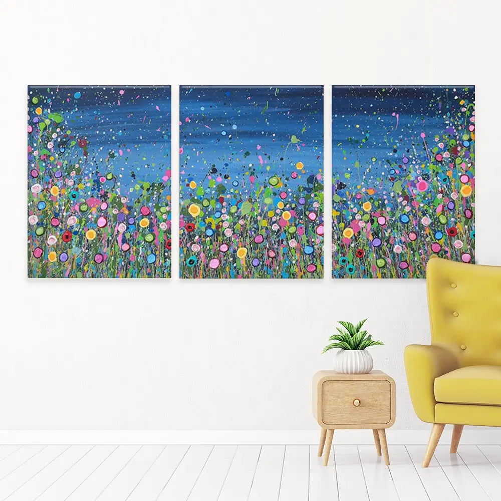 Dancing In The Moonlight Trio Canvas Print Dancing In The Moonlight Trio Canvas Print wall art product Jo Gough