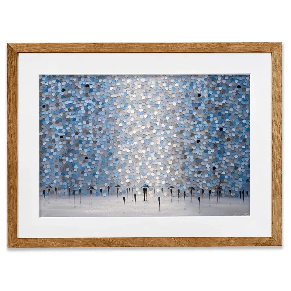Dancing Rain Framed Art Print Dancing Rain Framed Art Print wall art product Ekaterina Ermilkina