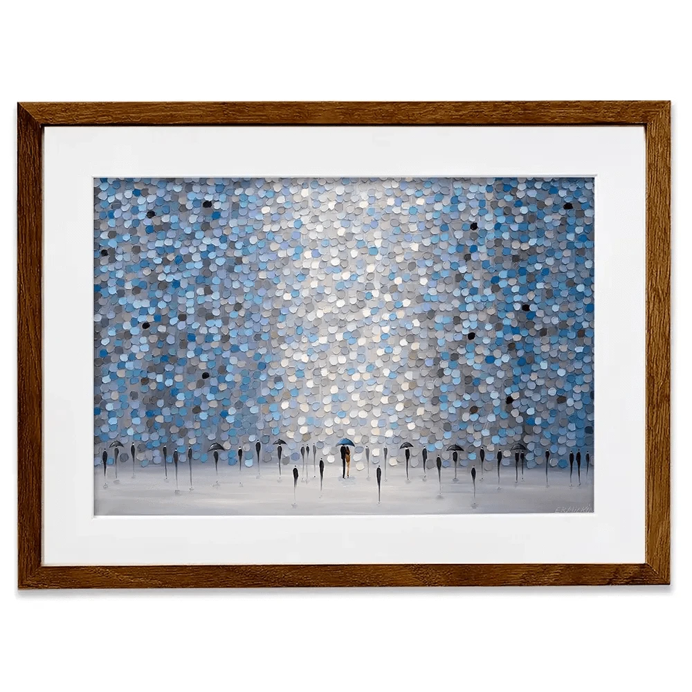 Dancing Rain Framed Art Print Dancing Rain Framed Art Print wall art product Ekaterina Ermilkina