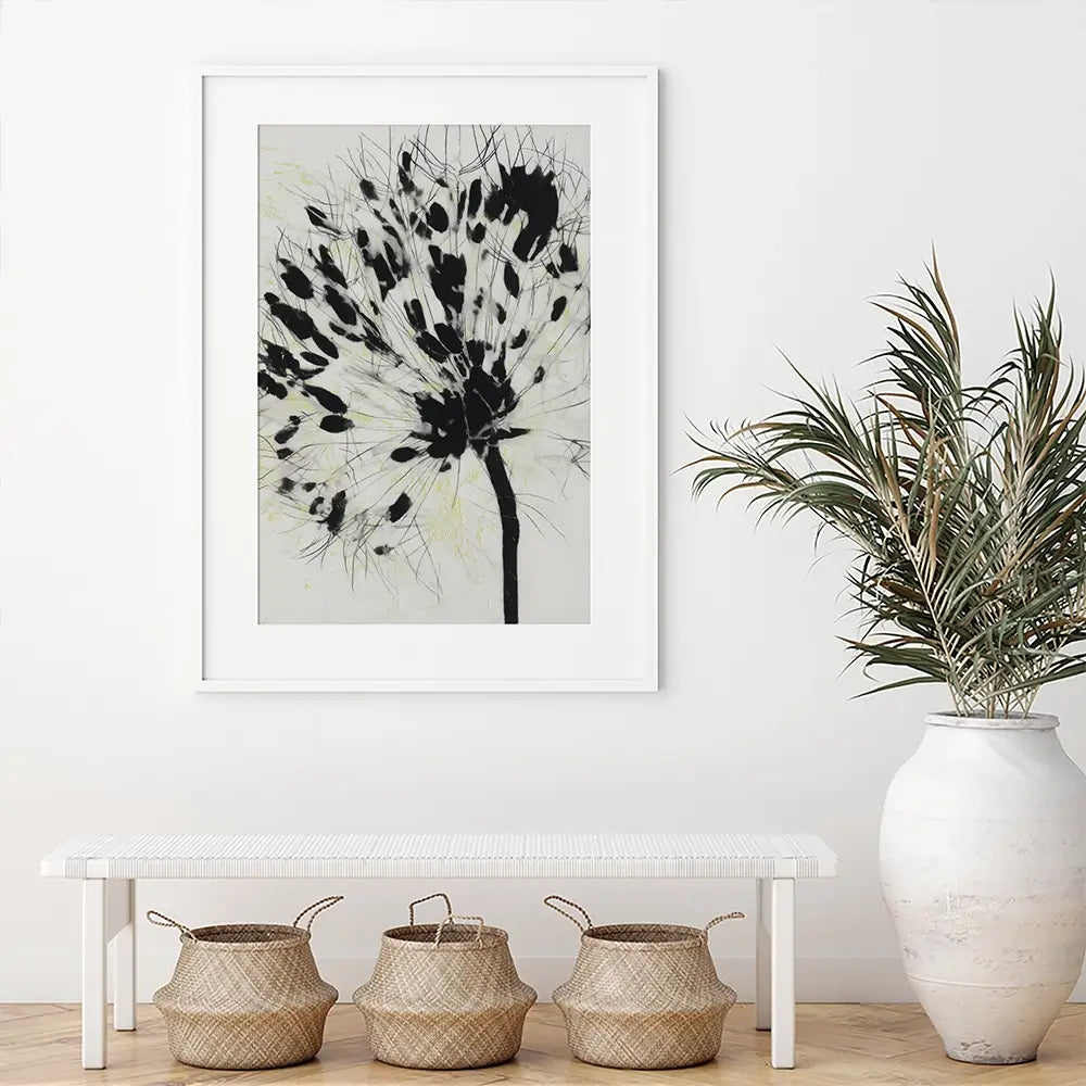 Dandelion Burst Framed Art Print Dandelion Burst Framed Art Print wall art product Chromatic Storm Studio