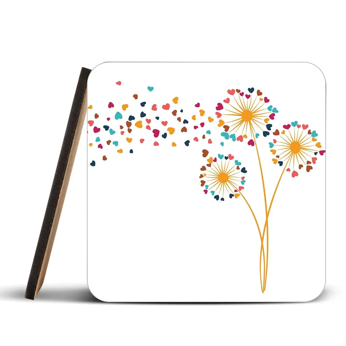 Dandelion Hearts Coaster Set Dandelion Hearts Coaster Set wall art product Sunward Art / Shutterstock