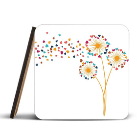 Dandelion Hearts Coaster Set Dandelion Hearts Coaster Set wall art product Sunward Art / Shutterstock