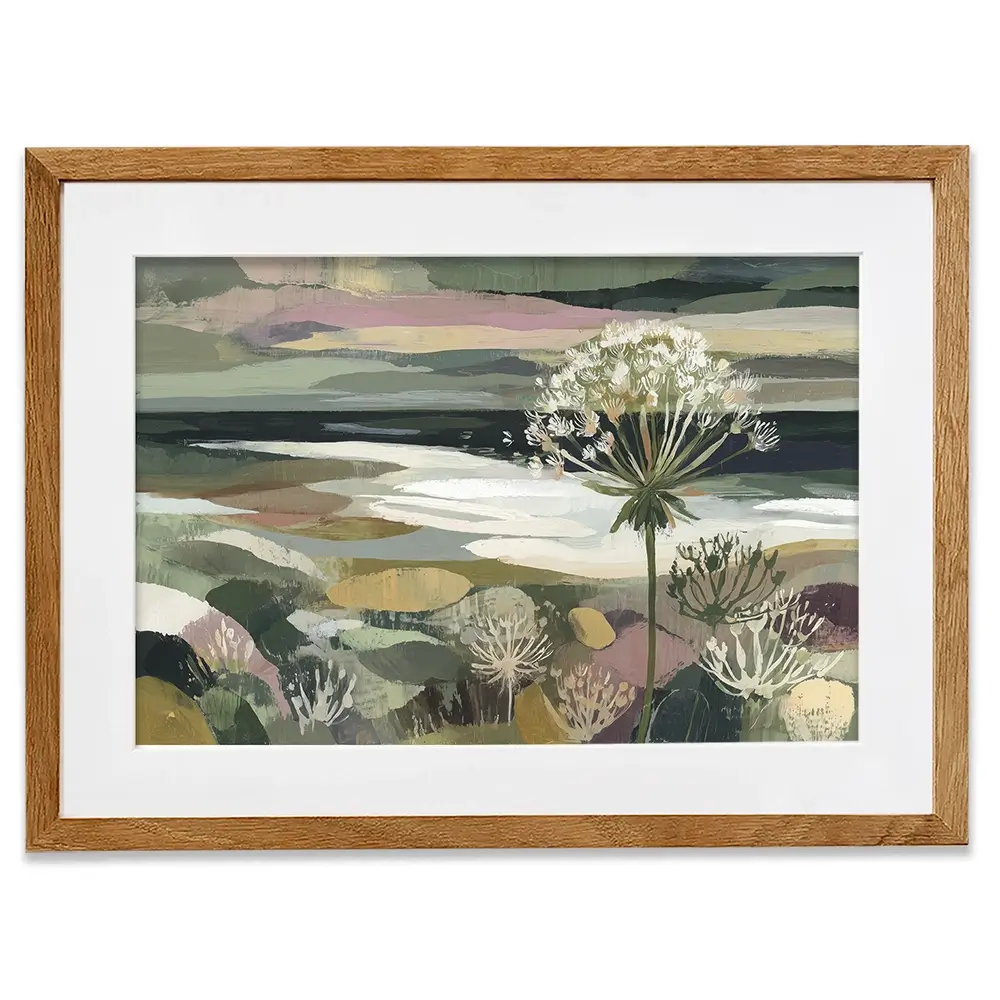 Dandelion Misty Meadow Framed Art Print Dandelion Misty Meadow Framed Art Print wall art product Chromatic Storm Studio