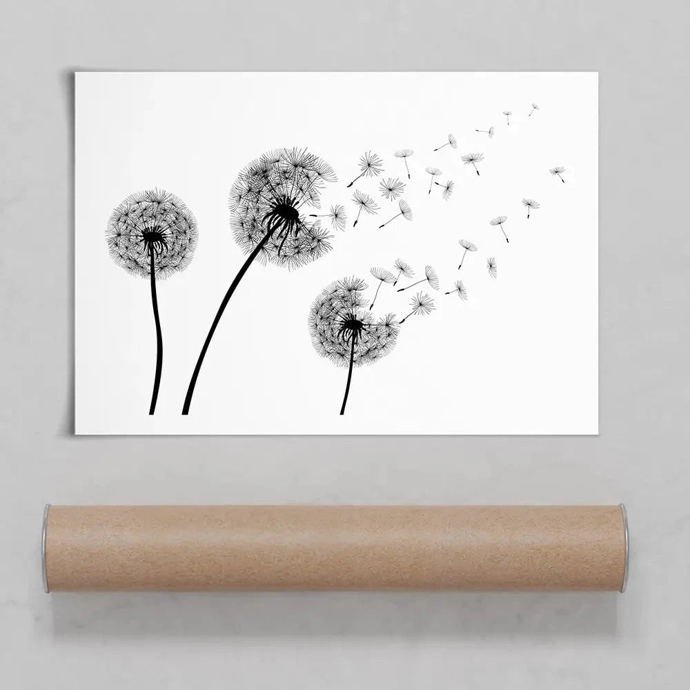 Dandelions Art Print Dandelions Art Print wall art product Pavlo S / Shutterstock