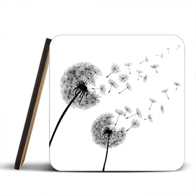 Dandelions Coaster Set Dandelions Coaster Set wall art product Art Print Shop