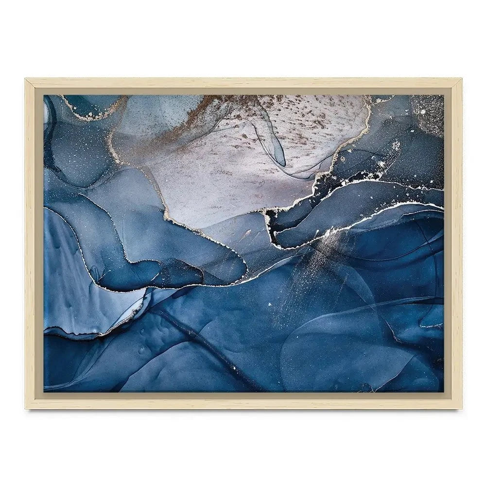 Dark Blue Marble Canvas Print Dark Blue Marble Canvas Print | Dark Blue Marble Canvas Wall Art  wall art product djero.adlibeshe yahoo.com / Shutterstock