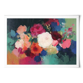 Dark Floral Still Life Art Print Dark Floral Still Life Art Print wall art product Chromatic Storm Studio