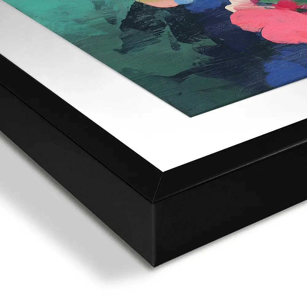 Dark Floral Still Life Framed Art Print Dark Floral Still Life Framed Art Print wall art product Chromatic Storm Studio