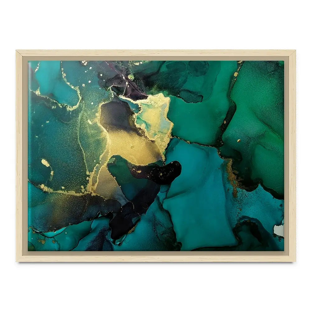 Dark Green Marble Canvas Print Dark Green Marble Canvas Print wall art product coldsun777 / Shutterstock