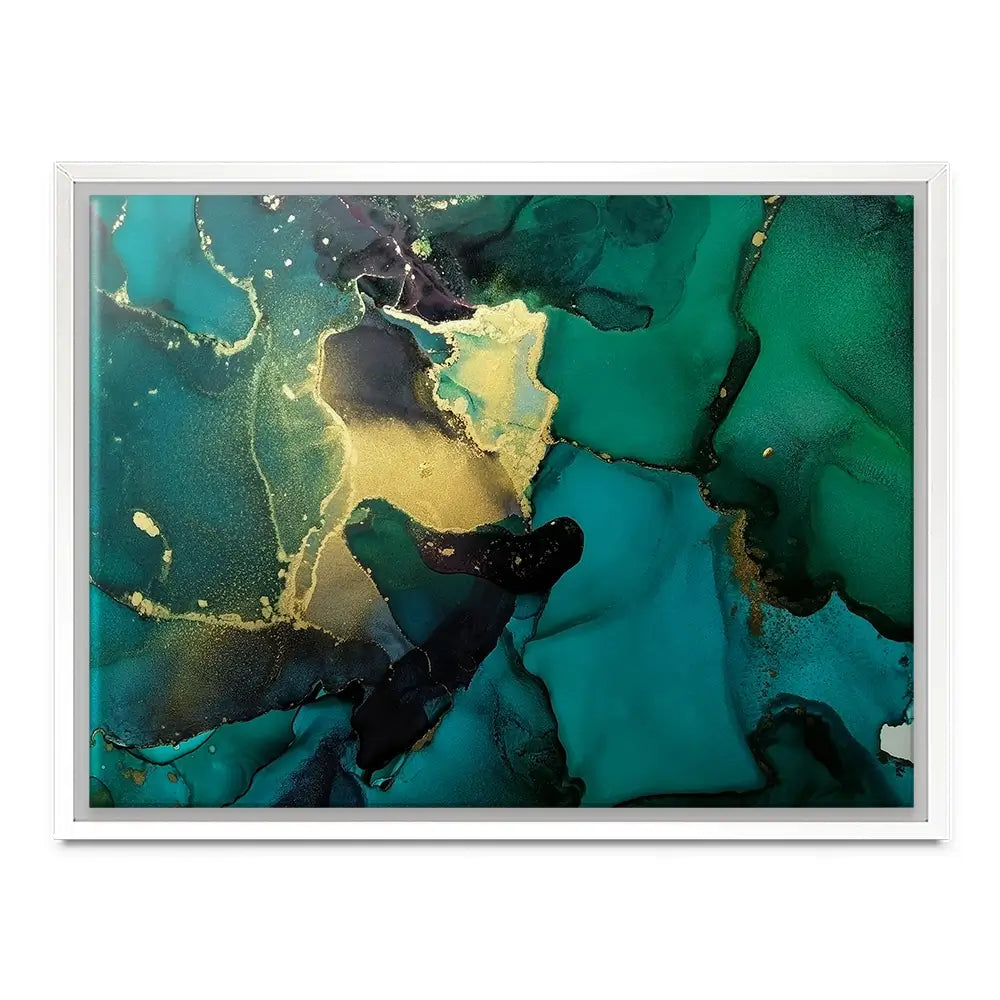 Dark Green Marble Canvas Print Dark Green Marble Canvas Print wall art product coldsun777 / Shutterstock