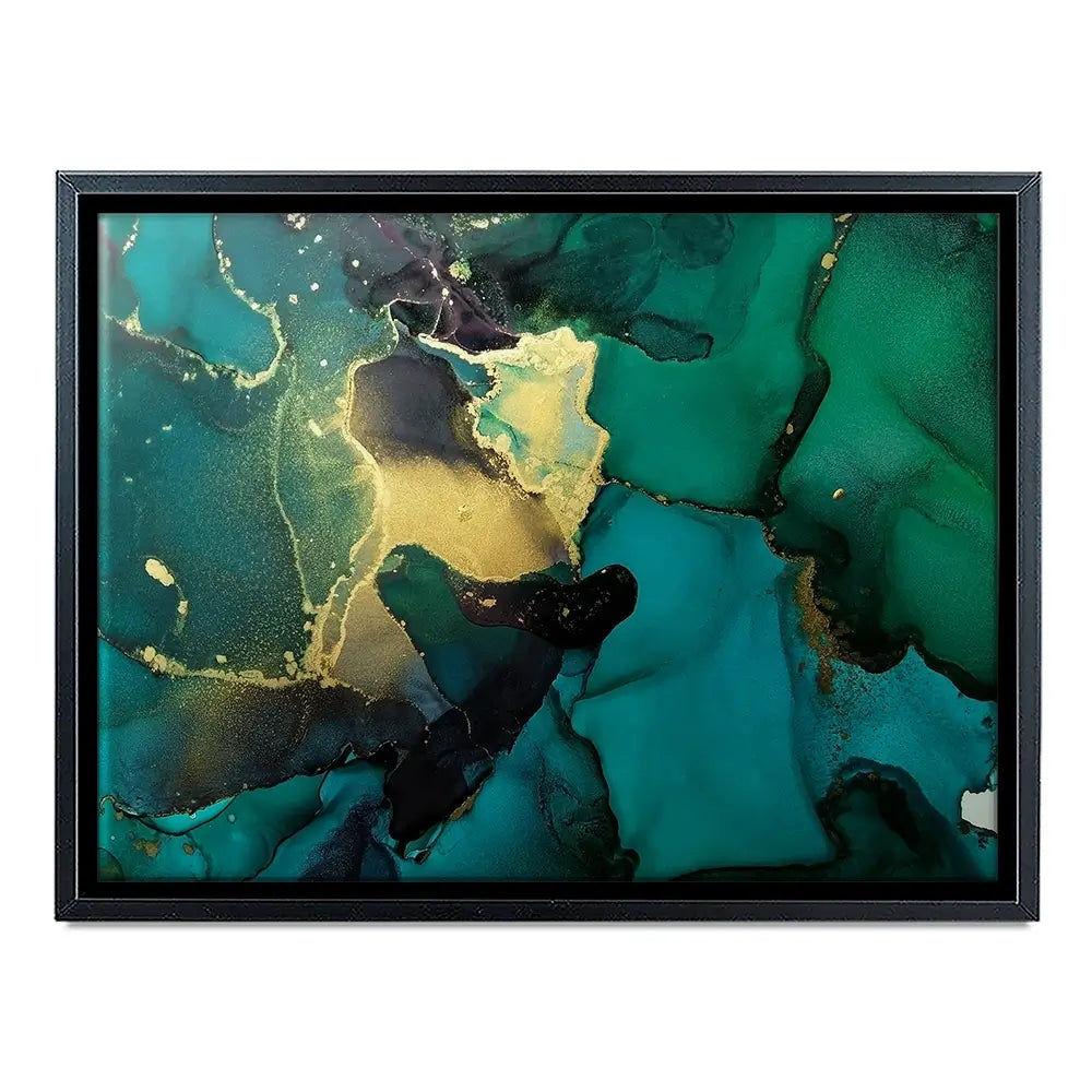 Dark Green Marble Canvas Print Dark Green Marble Canvas Print wall art product coldsun777 / Shutterstock