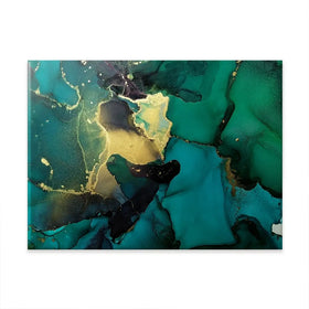 Dark Green Marble Canvas Print Dark Green Marble Canvas Print wall art product coldsun777 / Shutterstock
