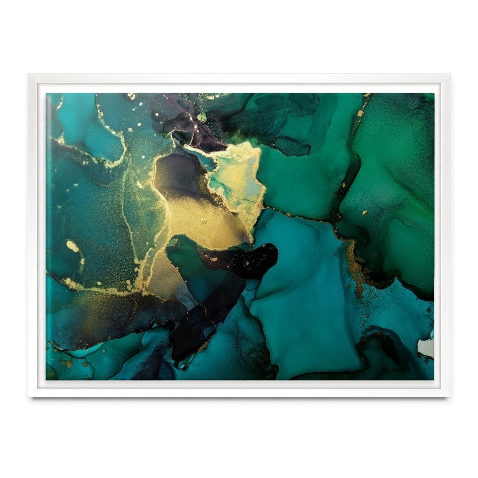 Dark Green Marble Canvas Print wall art product coldsun777 / Shutterstock