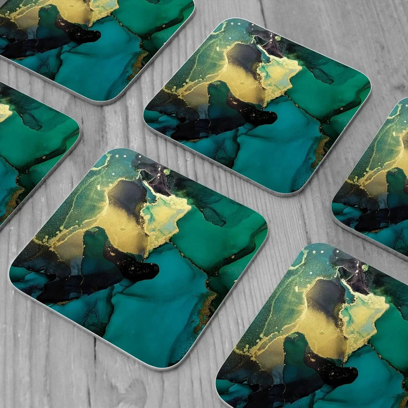Dark Green Marble Coaster Set Dark Green Marble Coaster Set wall art product coldsun777 / Shutterstock