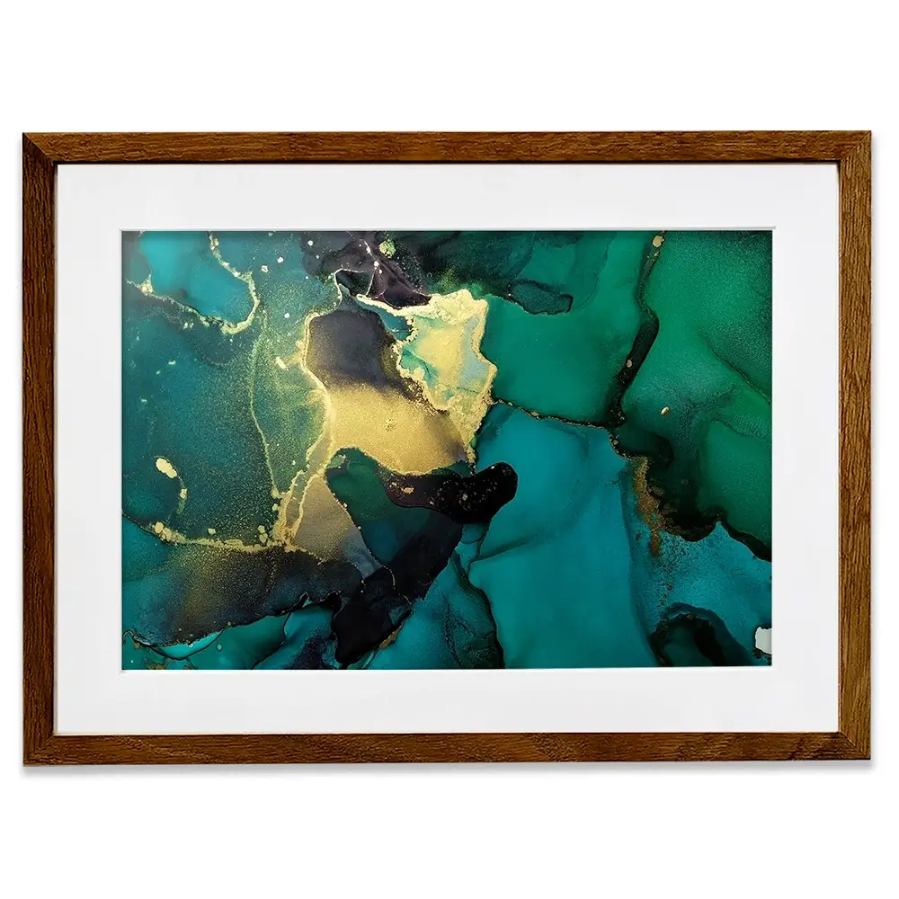 Dark Green Marble Framed Art Print Dark Green Marble Framed Art Print wall art product coldsun777 / Shutterstock