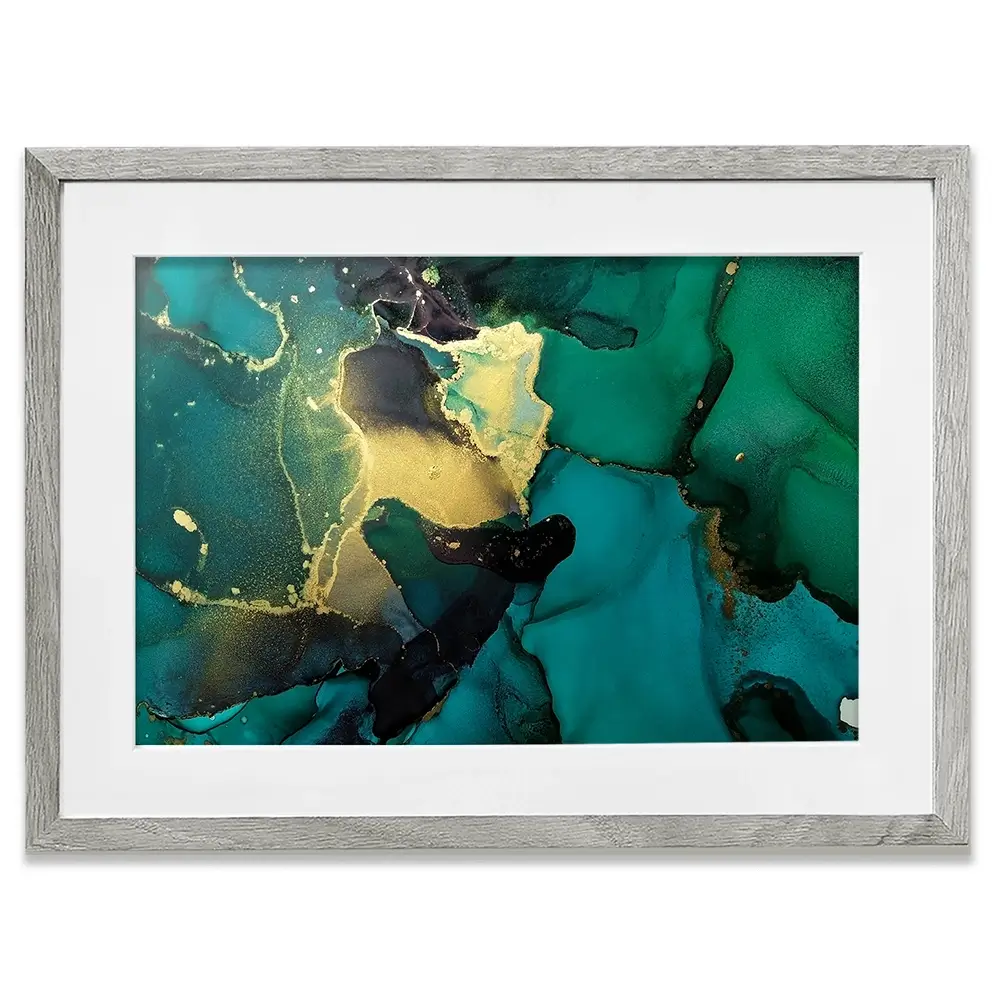 Dark Green Marble Framed Art Print Dark Green Marble Framed Art Print wall art product coldsun777 / Shutterstock