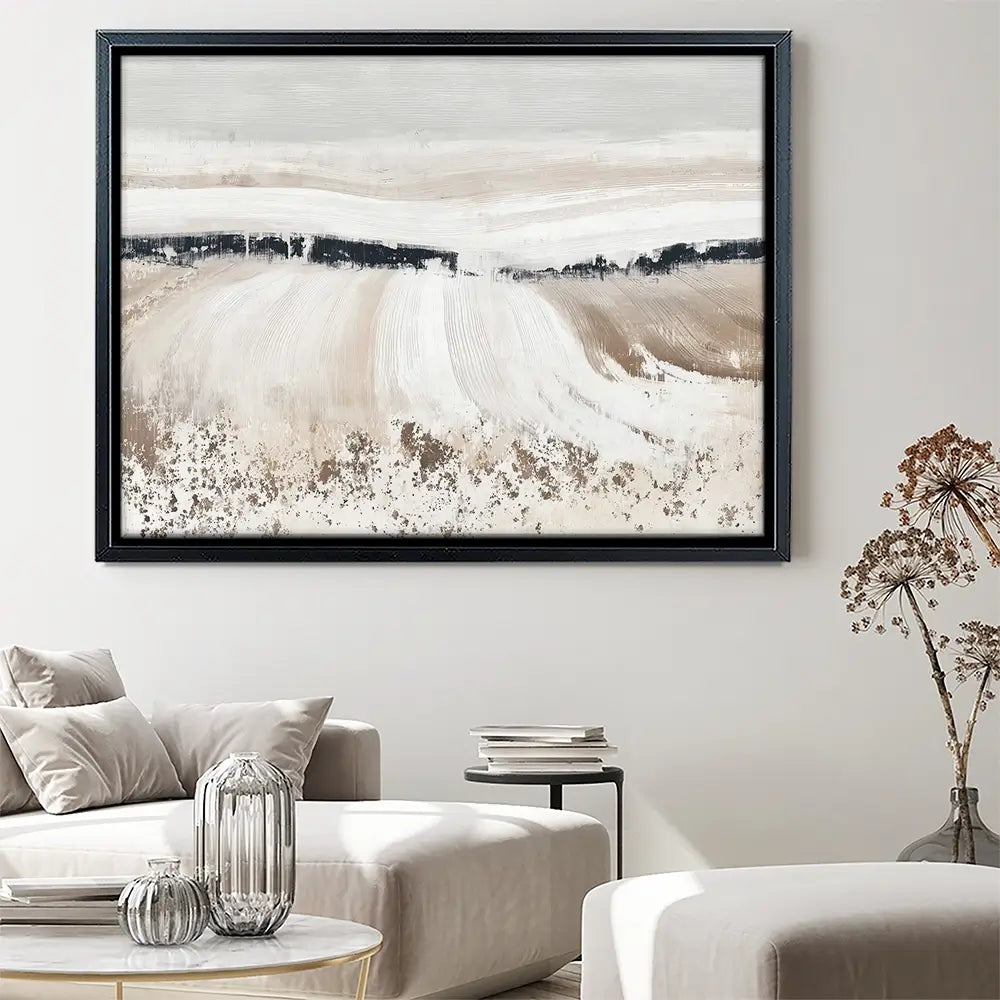 Dark Hill Horizon Field Canvas Print Dark Hill Horizon Field Canvas Print wall art product Chromatic Storm Studio