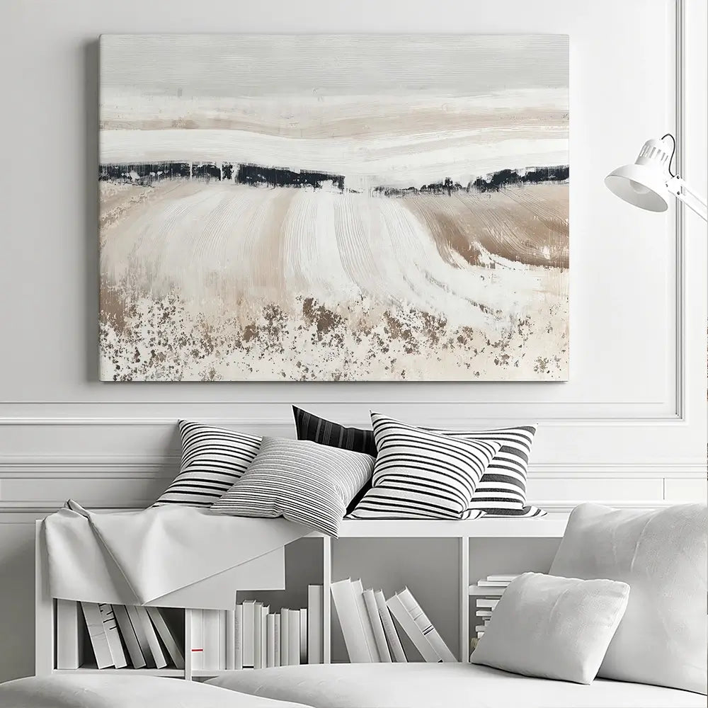 Dark Hill Horizon Field Canvas Print Dark Hill Horizon Field Canvas Print wall art product Chromatic Storm Studio