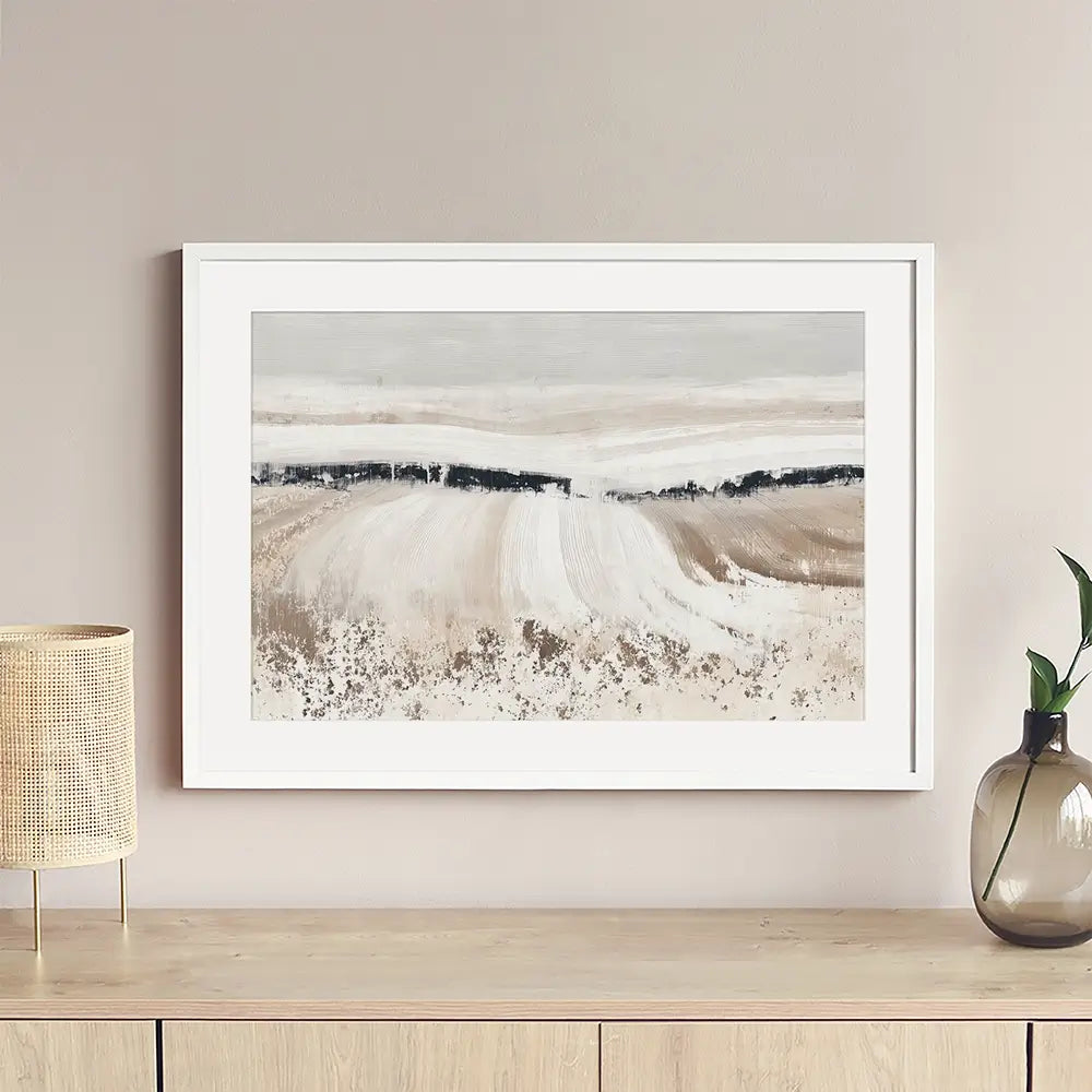 Dark Hill Horizon Field Framed Art Print Dark Hill Horizon Field Framed Art Print wall art product Chromatic Storm Studio